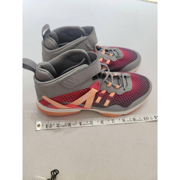 Ryka Sneakers Devotion XT Mid Training Womens Size 8W Gray Pink HighTop Mesh - Picture 16 of 16
